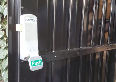 Hinged Bar Security Gate - Fire Exit Devices