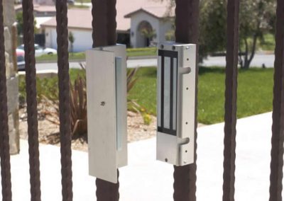 Hinged Bar Security Gate - Magnetic Locks